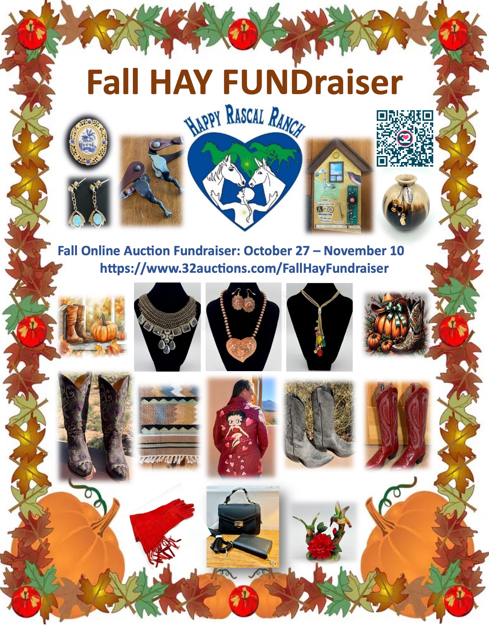 HRR Fall auction 2025 flyer